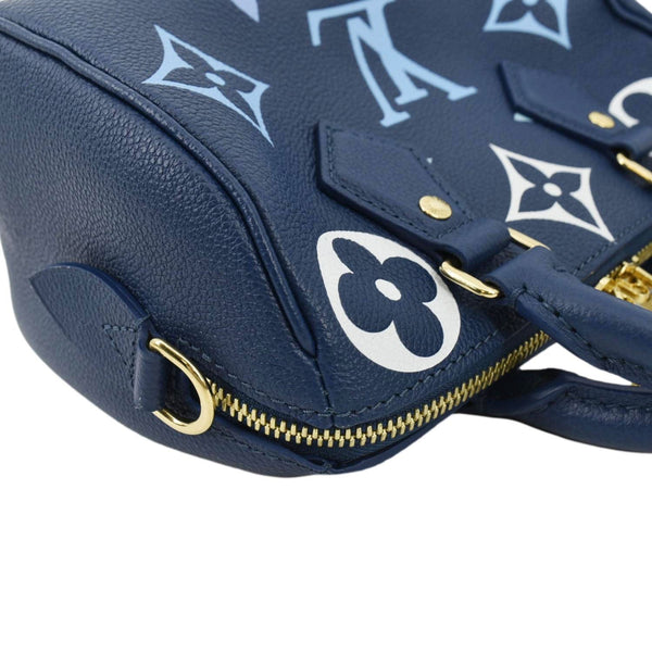 LOUIS VUITTON Speedy 20 Bandouliere Empreinte Monogram Shoulder Bag Degrade Blue