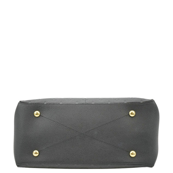 LOUIS VUITTON Maida Monogram Empreinte Leather Hobo Shoulder Bag Black