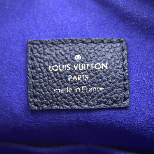 LOUIS VUITTON Maida Monogram Empreinte Leather Hobo Shoulder Bag Black