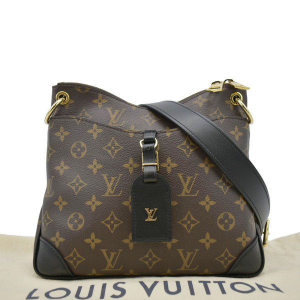 LOUIS VUITTON Odeon NM PM Monogram Canvas Shoulder Bag Brown