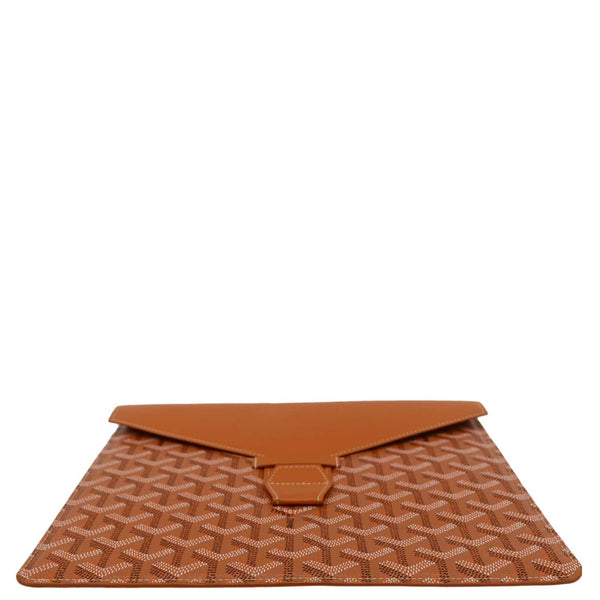 GOYARD Camondo MM Canvas Horizontal Clutch Orange
