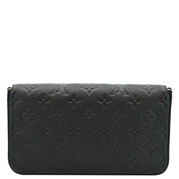 LOUIS VUITTON Felicie Monogram Empreinte Pochette Shoulder Bag back look