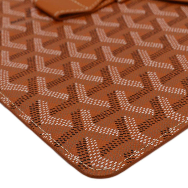 GOYARD Camondo MM Canvas Horizontal Clutch Orange