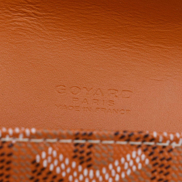 GOYARD Camondo MM Canvas Horizontal Clutch Orange