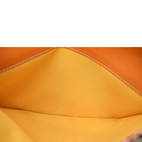 GOYARD Camondo MM Canvas Horizontal Clutch Orange