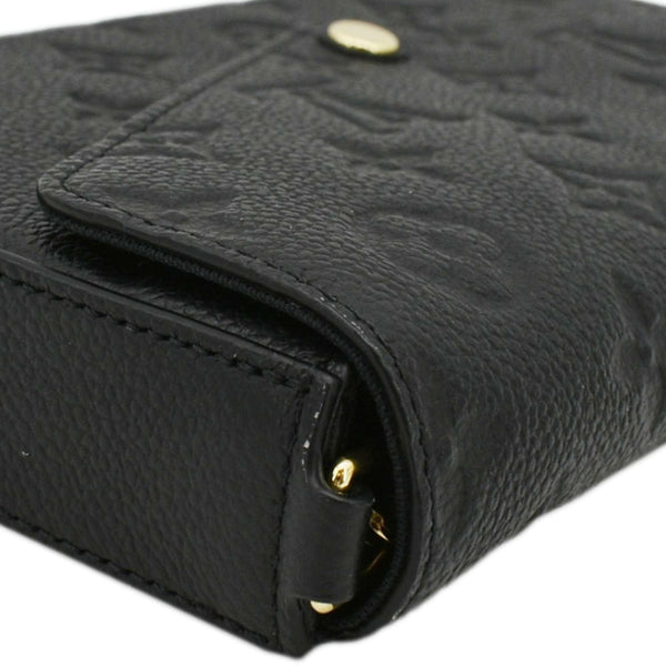 LOUIS VUITTON Felicie Monogram Empreinte Pochette Shoulder Bag Black
