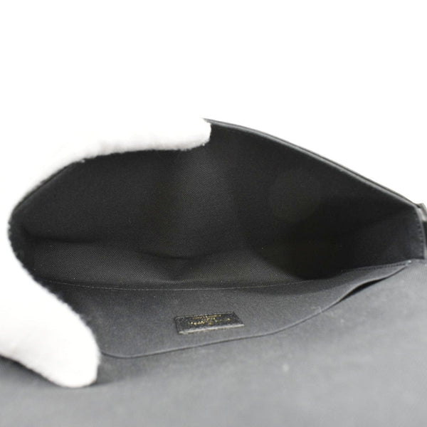 LOUIS VUITTON Felicie Monogram Empreinte Pochette Shoulder Bag Black