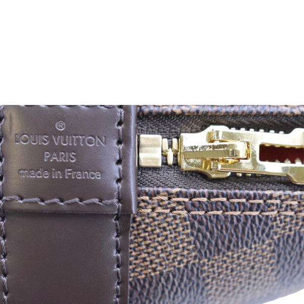 LOUIS VUITTON Alma BB Damier Ebene Satchel Bag Brown