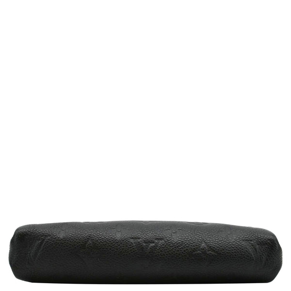 LOUIS VUITTON Pallas Monogram Empreinte Clutch Crossbody Bag Black