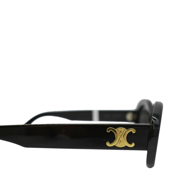 CELINE Triomphe 01 Acetate Sunglasses Black