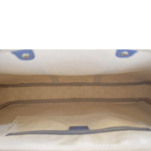 GUCCI Brown leather tote bag with gold zipper lining