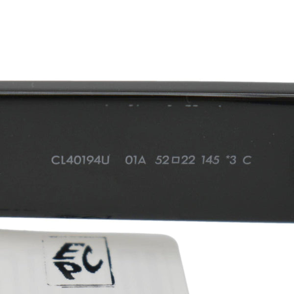 CELINE Triomphe 01 Acetate Sunglasses Black