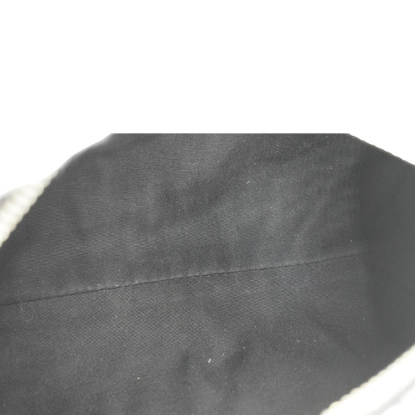 CHRISTIAN DIOR Roller Oblique Canvas Messenger Bag Navy Blue