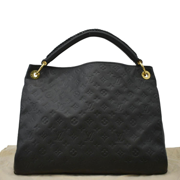 LOUIS VUITTON Artsy MM Monogram Empreinte Leather Shoulder Bag Noir Black