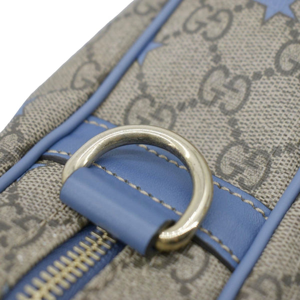 GUCCI GG Supreme Stars Briefcase Bag Beige