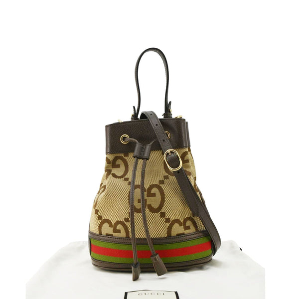 GUCCI Ophidia Small GG Supreme Canvas Bucket Bag Beige 550621