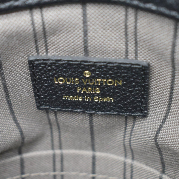 LOUIS VUITTON Artsy MM Monogram Empreinte Leather Shoulder Bag Noir Black