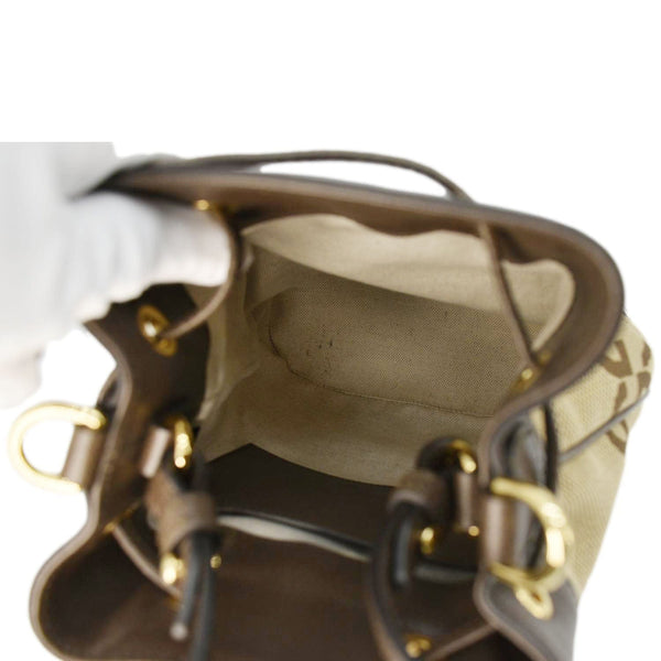 GUCCI Ophidia Small GG Supreme Canvas Bucket Bag Beige 550621