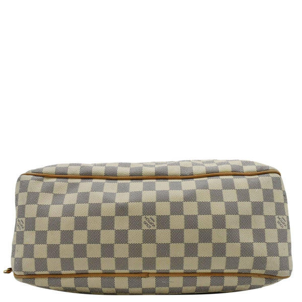 LOUIS VUITTON Delightful MM Damier Azur Hobo Shoulder Bag White