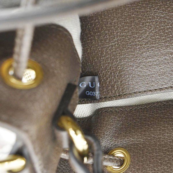 GUCCI Ophidia Small GG Supreme Canvas Bucket Bag Beige 550621