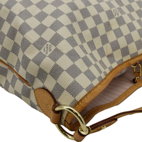 LOUIS VUITTON Delightful MM Damier corner look