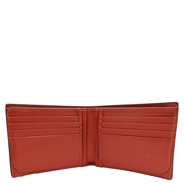 CHRISTIAN LOUBOUTIN Coolcard Grained Calf Leather Bifold Wallet Black