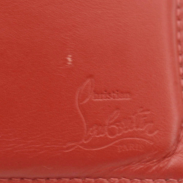CHRISTIAN LOUBOUTIN Coolcard Grained Calf Leather Bifold Wallet Black