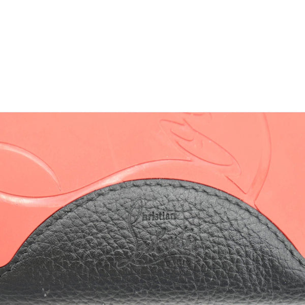 CHRISTIAN LOUBOUTIN Coolcard Grained Calf Leather Bifold Wallet Black