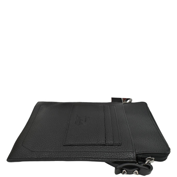 CHRISTIAN LOUBOUTIN Loubilab Leather Messenger Bag Red