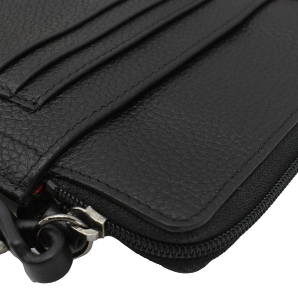 CHRISTIAN LOUBOUTIN Loubilab Leather Messenger Bag Red