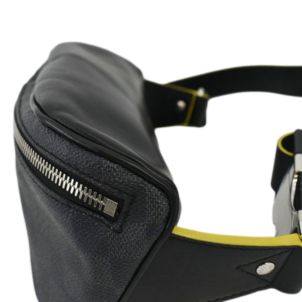 LOUIS VUITTON Rainbow Logo Discovery Damier Graphite BumBag Black