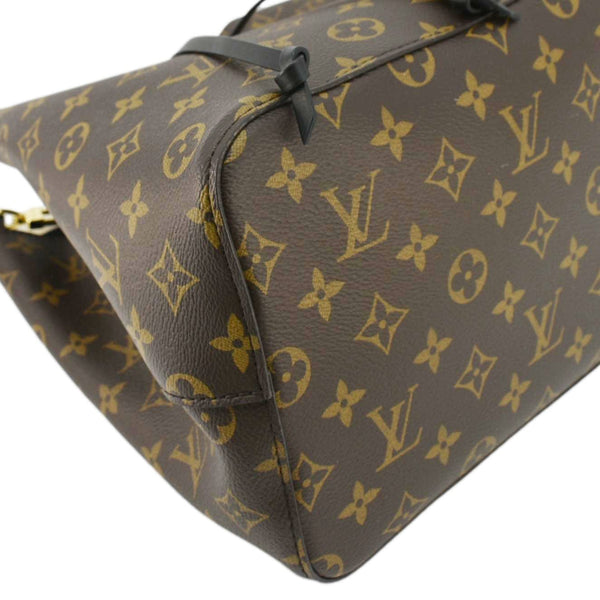 LOUIS VUITTON Neonoe MM Monogram Canvas Shoulder Bag Black