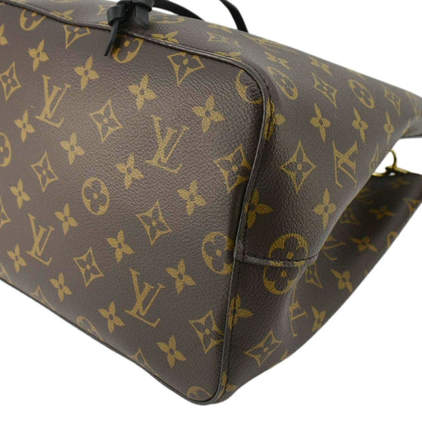 LOUIS VUITTON Neonoe MM Monogram Canvas Shoulder Bag Black