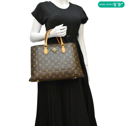 LOUIS VUITTON Flower Zipped Monogram Canvas dummy look