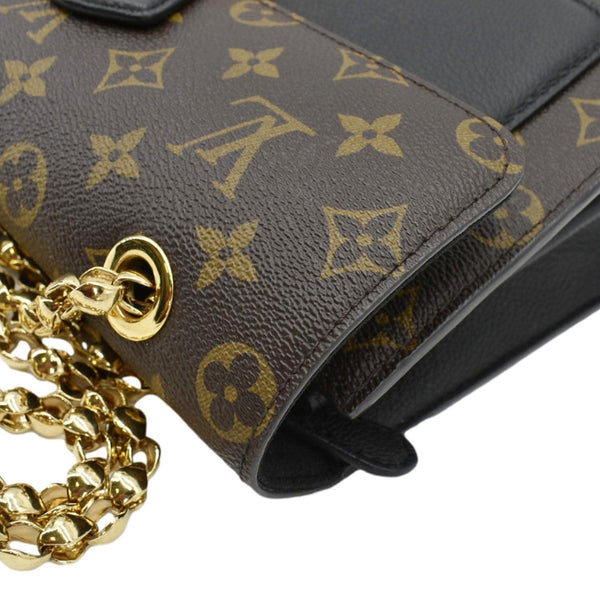 LOUIS VUITTON Victoire Monogram Canvas Crossbody Bag Black
