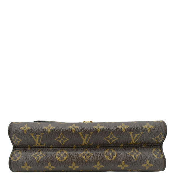 LOUIS VUITTON Victoire Monogram Canvas Crossbody Bag Black