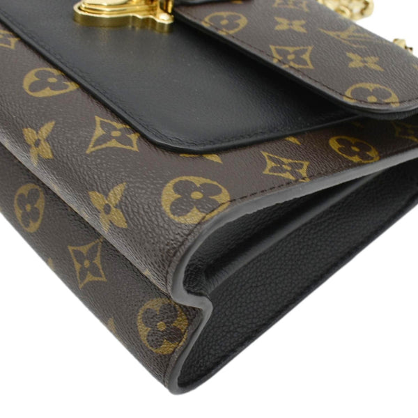 LOUIS VUITTON Victoire Monogram Canvas Crossbody Bag Black