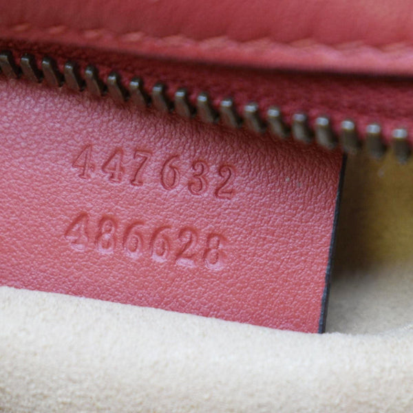 GUCCI GG Marmont Small Matelasse Chevron Leather Crossbody Camera Bag Red 447632