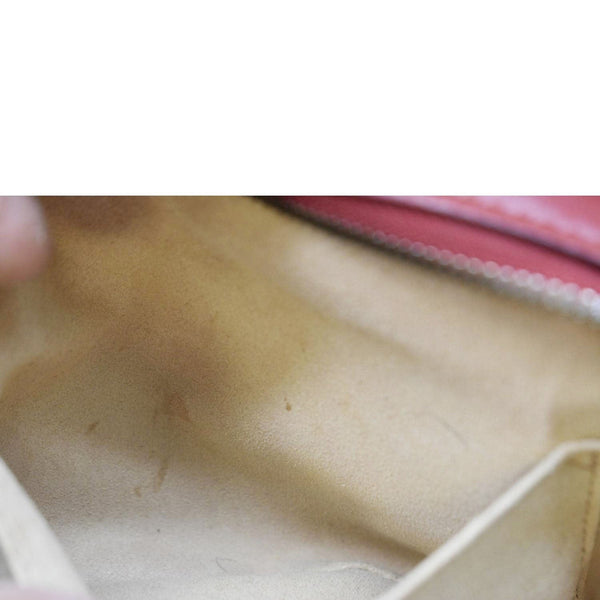 GUCCI GG Marmont Small Matelasse Chevron Leather Crossbody Camera Bag Red 447632