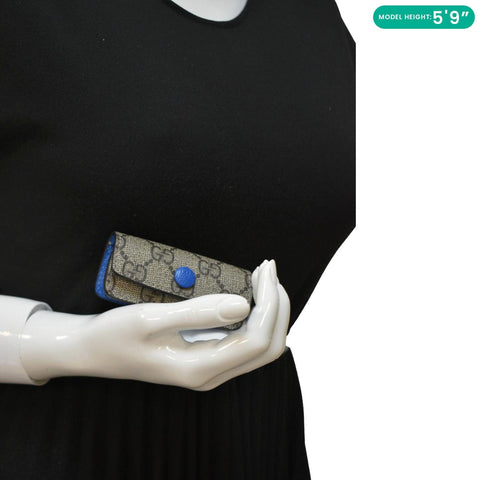 GUCCI GG Coated Canvas Lipstick Case Beige 669984