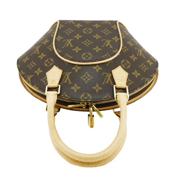 LOUIS VUITTON Ellipse PM Monogram Canvas Satchel Bag Brown