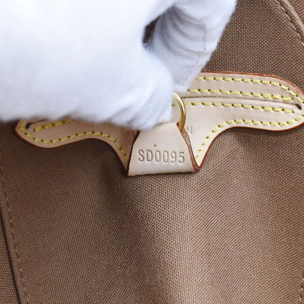 LOUIS VUITTON Ellipse PM Monogram Canvas Satchel Bag Brown