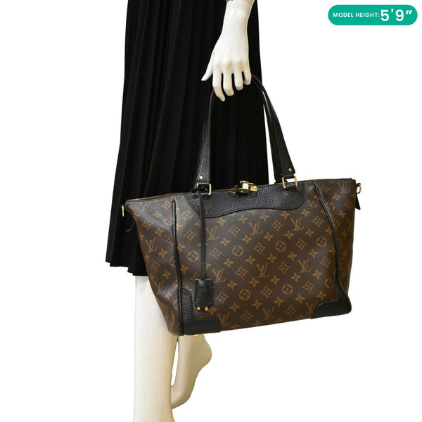 LOUIS VUITTON Estrela MM Monogram Canvas Shoulder Bag Brown