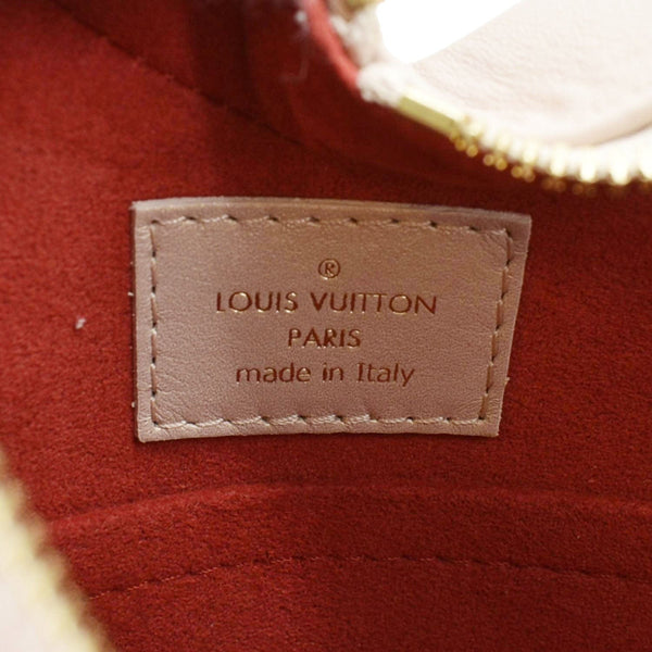 LOUIS VUITTON Fall In Love Sac Coeur Monogram Embossed Crossbody Bag Light Pink