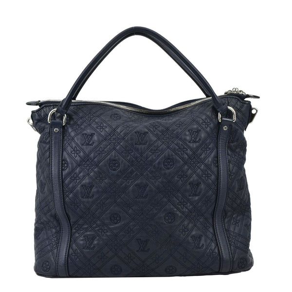 LOUIS VUITTON Antheia Ixia MM Leather Shoulder Bag Blue
