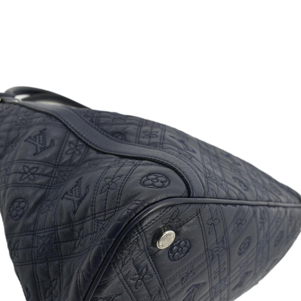 LOUIS VUITTON Antheia Ixia MM Leather Shoulder Bag Blue