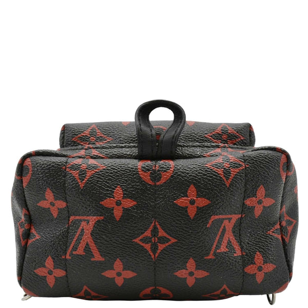 LOUIS VUITTON Palm Springs Infrarouge Mini Monogram Canvas Backpack Bag Black