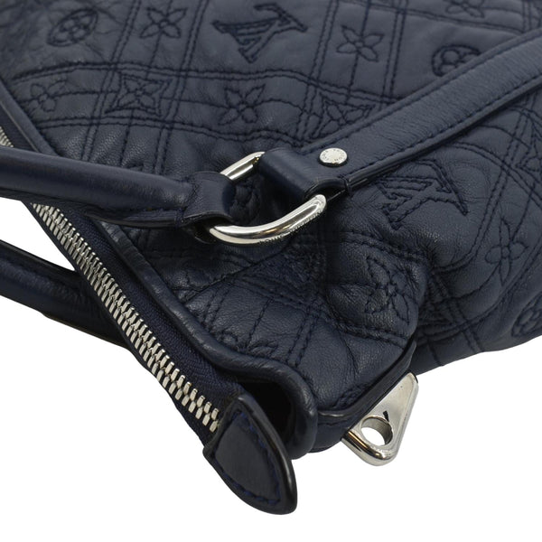 LOUIS VUITTON Antheia Ixia MM Leather Shoulder Bag Blue