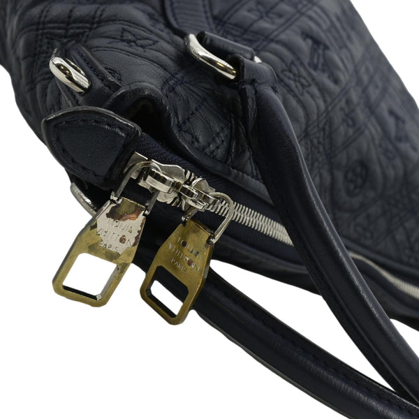 LOUIS VUITTON Antheia Ixia MM Leather Shoulder Bag Blue