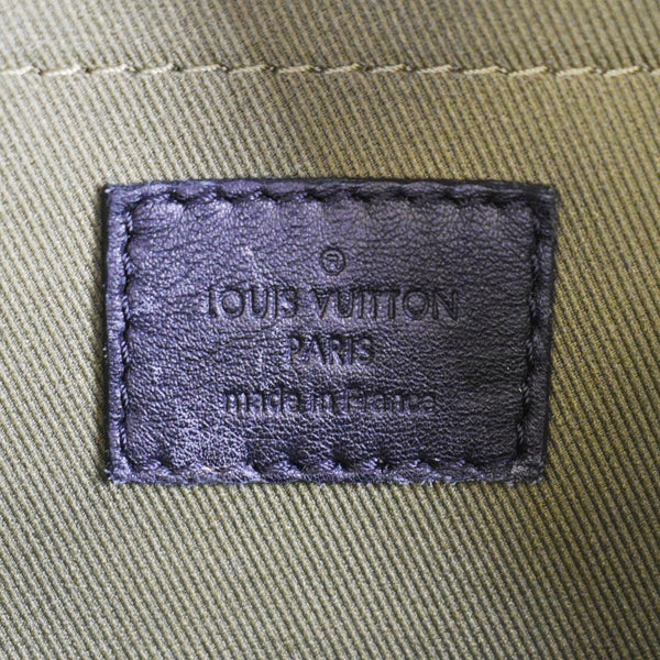 LOUIS VUITTON Palm Springs Infrarouge Mini Monogram Canvas Backpack Bag Black